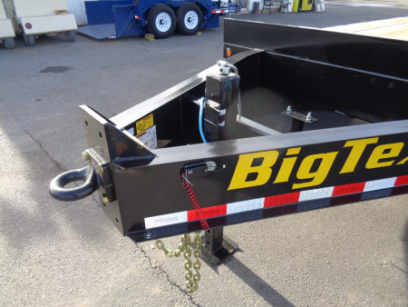 New 2026 Big Tex Trailers * 14PH-20+5MR * 25ft Single Wheel Tandem Axle Pintle Flatbed Trailer w/ Mega Ramps