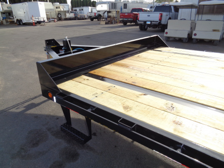 New 2026 Big Tex Trailers * 14PH-20+5MR * 25ft Single Wheel Tandem Axle Pintle Flatbed Trailer w/ Mega Ramps