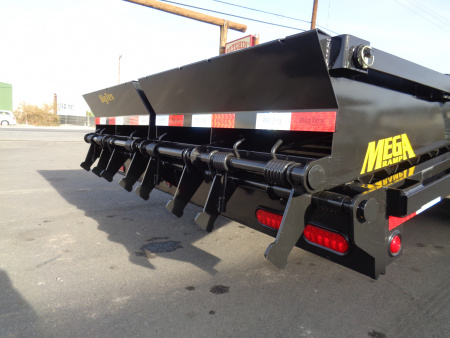 New 2026 Big Tex Trailers * 14PH-20+5MR * 25ft Single Wheel Tandem Axle Pintle Flatbed Trailer w/ Mega Ramps