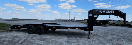 New 2023 PJ Trailers H6 102x24 16k Gooseneck Equipment Trailer