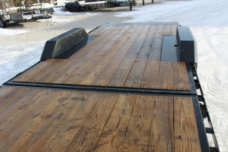 Used 2025 Moritz 7' x 16' + 4' Low Pro - Gravity Tilt - Tilt Trailer - 22900# GVW