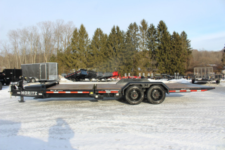 Used 2025 Moritz 7' x 16' + 4' Low Pro - Gravity Tilt - Tilt Trailer - 22900# GVW