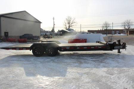 Used 2025 Moritz 7' x 16' + 4' Low Pro - Gravity Tilt - Tilt Trailer - 22900# GVW