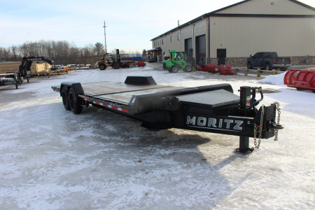 Used 2025 Moritz 7' x 16' + 4' Low Pro - Gravity Tilt - Tilt Trailer - 22900# GVW