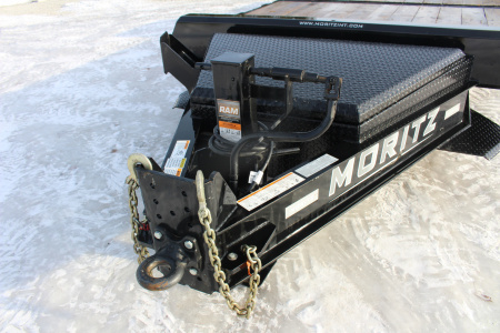 Used 2025 Moritz 7' x 16' + 4' Low Pro - Gravity Tilt - Tilt Trailer - 22900# GVW