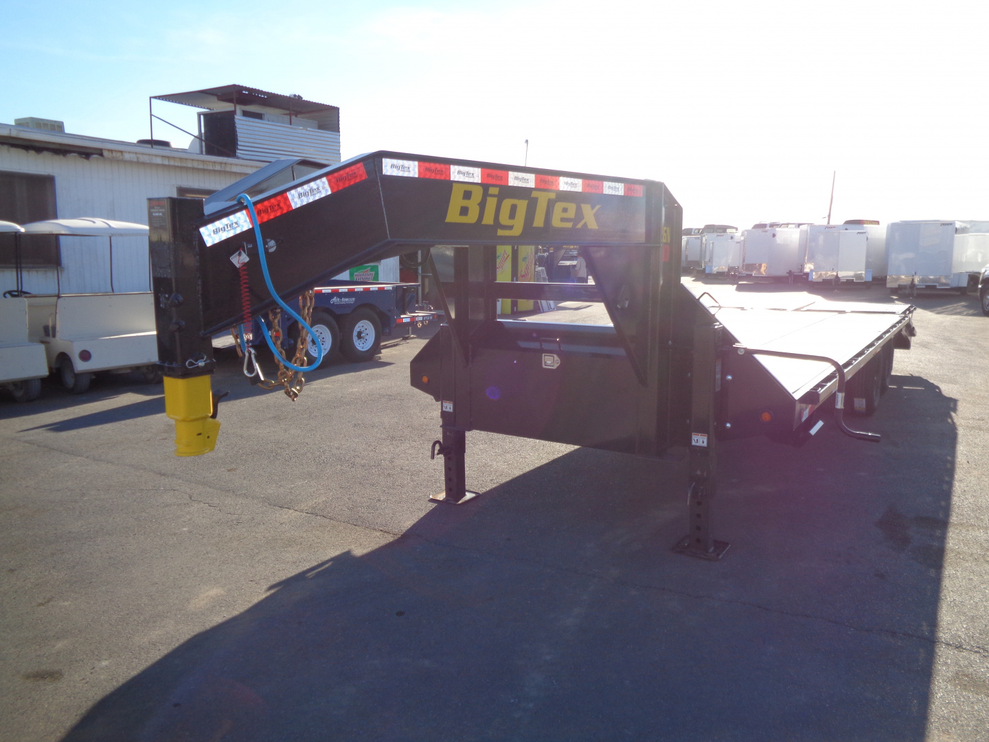 New 2026 Big Tex Trailer * 22GN-25D5A * 25ft Tandem Dual Wheel Gooseneck Trailer W/ Mega Ramps