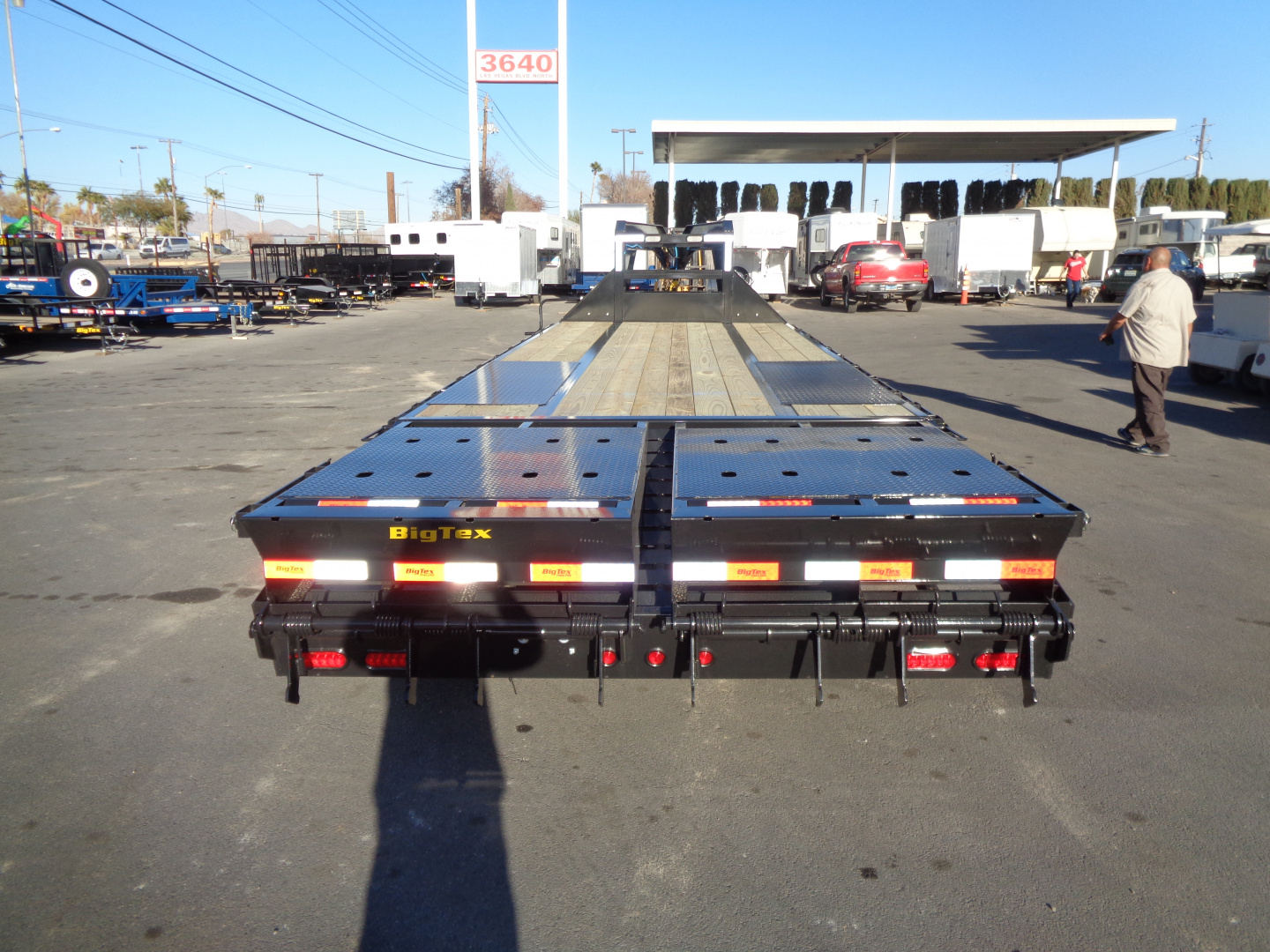New 2026 Big Tex Trailer * 22GN-25D5A * 25ft Tandem Dual Wheel Gooseneck Trailer W/ Mega Ramps