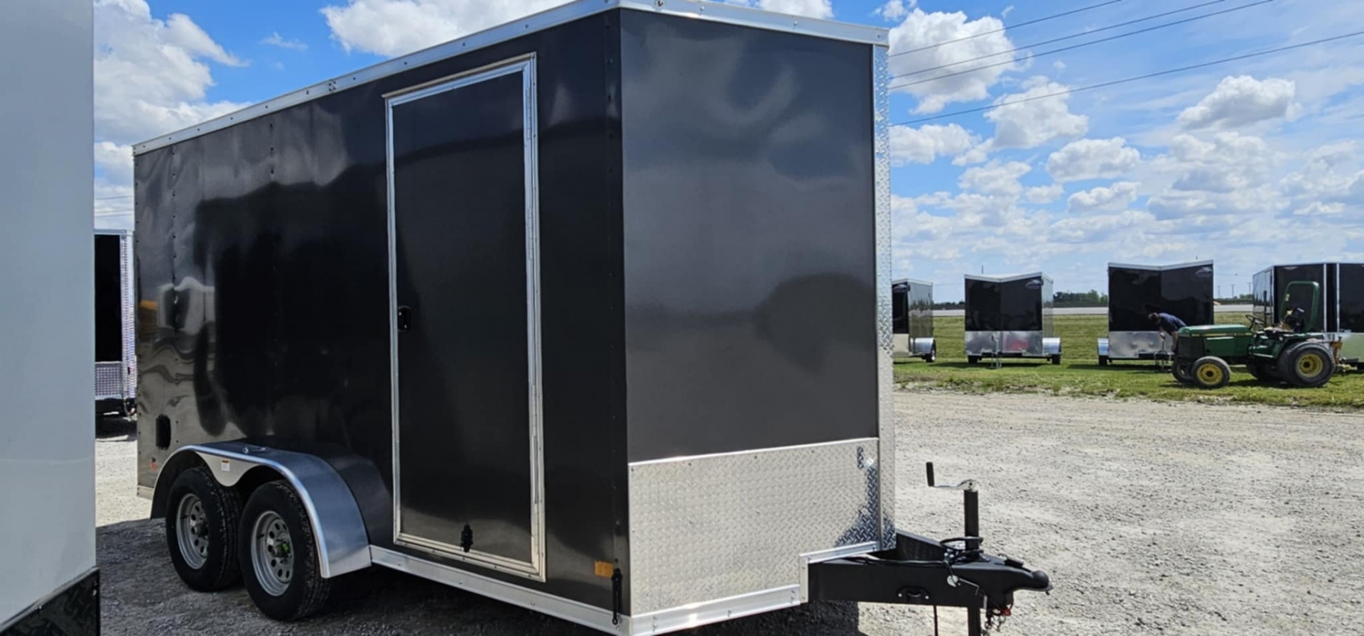 New 2024 Darkhorse Cargo 7x14 Cargo / Enclosed Trailer
