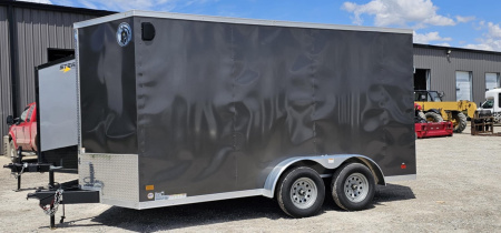 New 2024 Darkhorse Cargo 7x14 Cargo / Enclosed Trailer