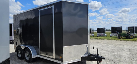 New 2024 Darkhorse Cargo 7x14 Cargo / Enclosed Trailer