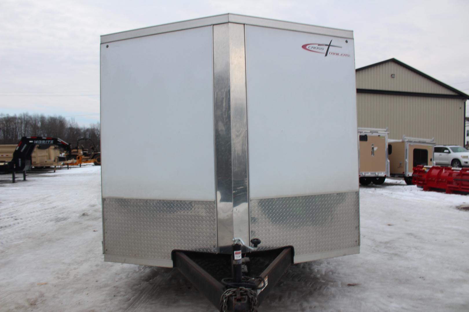 Used 2021 Cross Trailers 8' x 16' ALPHA Cargo / Enclosed Trailer - REAR RAMP DOOR - 9990# GVW