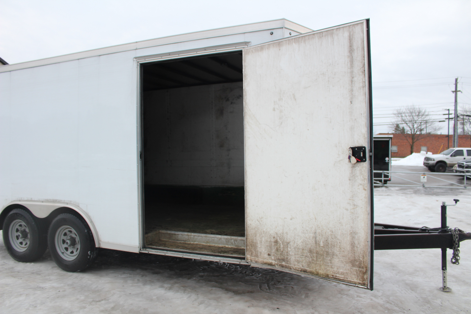 Used 2021 Cross Trailers 8' x 16' ALPHA Cargo / Enclosed Trailer - REAR RAMP DOOR - 9990# GVW