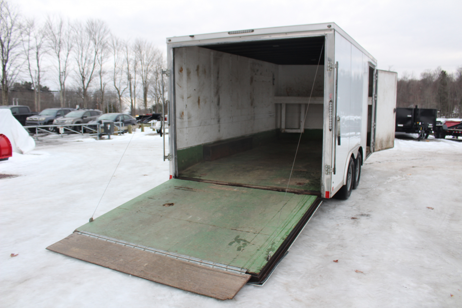 Used 2021 Cross Trailers 8' x 16' ALPHA Cargo / Enclosed Trailer - REAR RAMP DOOR - 9990# GVW