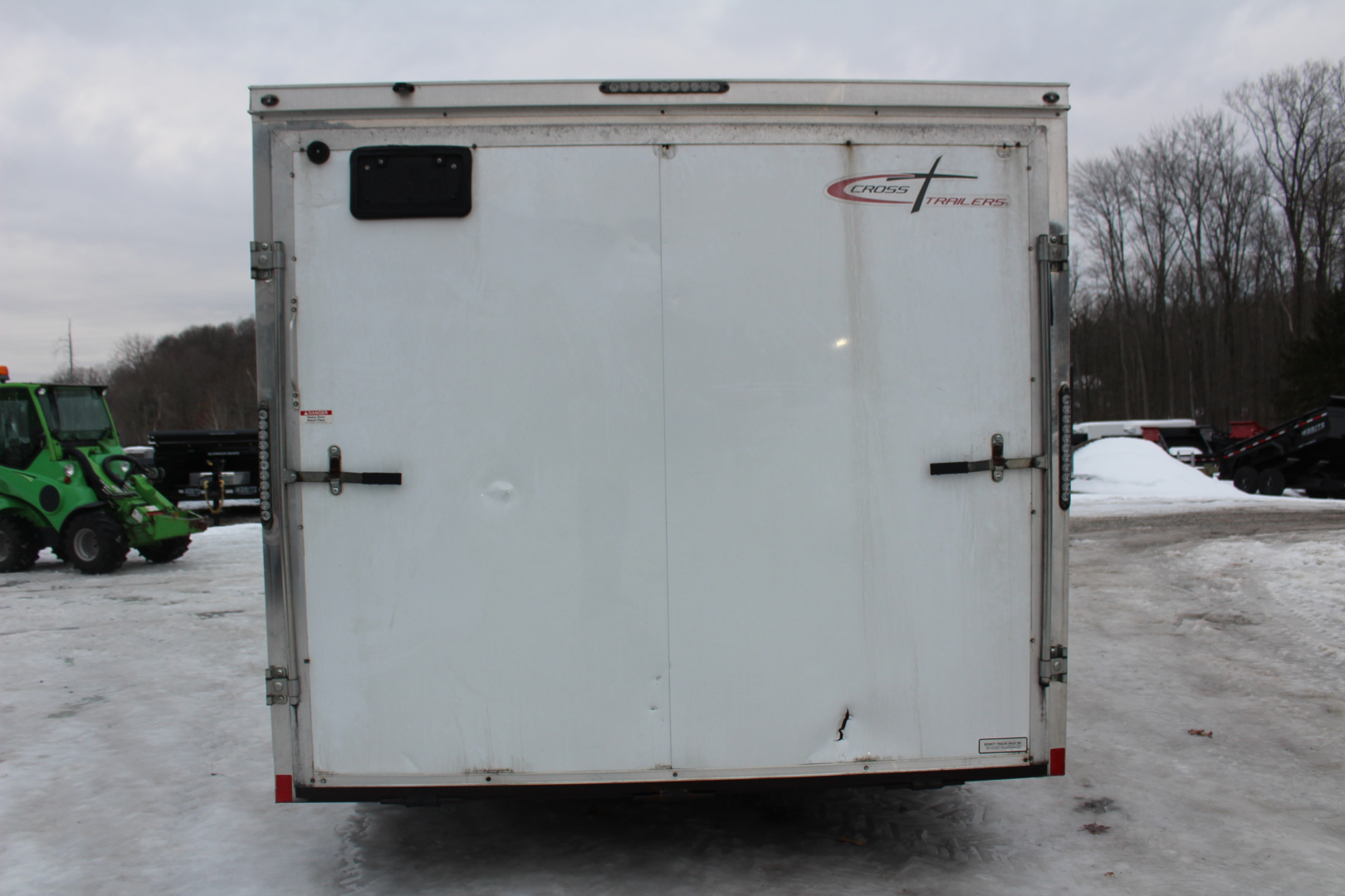 Used 2021 Cross Trailers 8' x 16' ALPHA Cargo / Enclosed Trailer - REAR RAMP DOOR - 9990# GVW