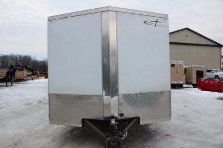 Used 2021 Cross Trailers 8' x 16' ALPHA Cargo / Enclosed Trailer - REAR RAMP DOOR - 9990# GVW
