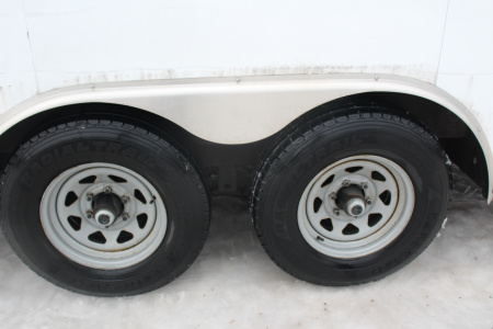 Used 2021 Cross Trailers 8' x 16' ALPHA Cargo / Enclosed Trailer - REAR RAMP DOOR - 9990# GVW