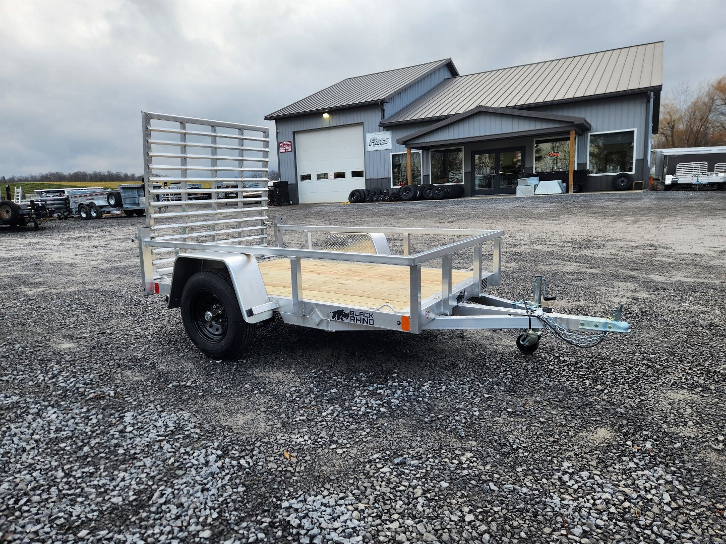 New 2026 Black Rhino EX508SA Utility Trailer