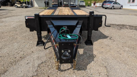New 2026 CAM 20+5 HD "BEAST" Deckover Tagalong w/ Air Brakes & Wood Filled Bi-Directional SPRING Assist Ramps
