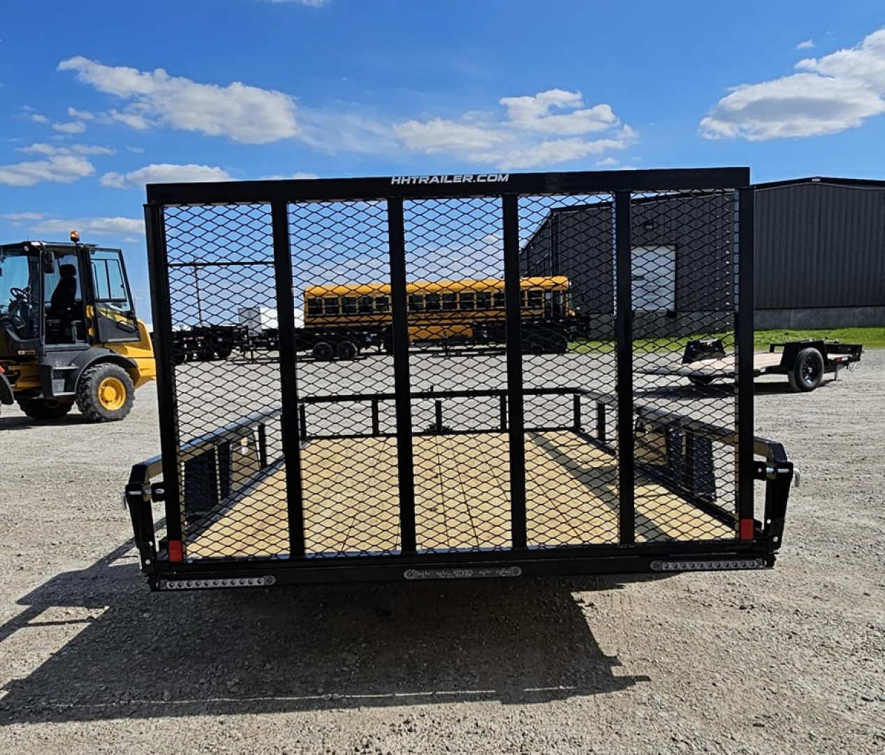 New 2025 H&H Trailers 82x12 Rail Side Utility Trailer