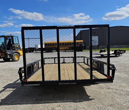 New 2025 H&H Trailers 82x12 Rail Side Utility Trailer