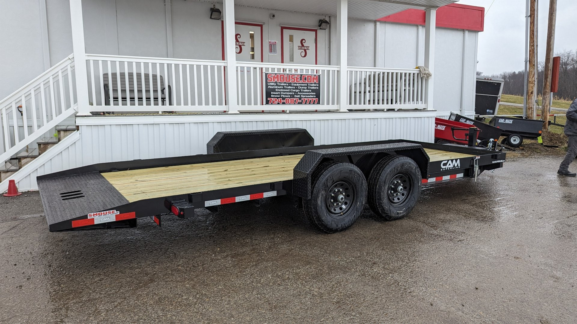 New 2026 CAM Superline 20' Lo Pro Full Tilt Trailer