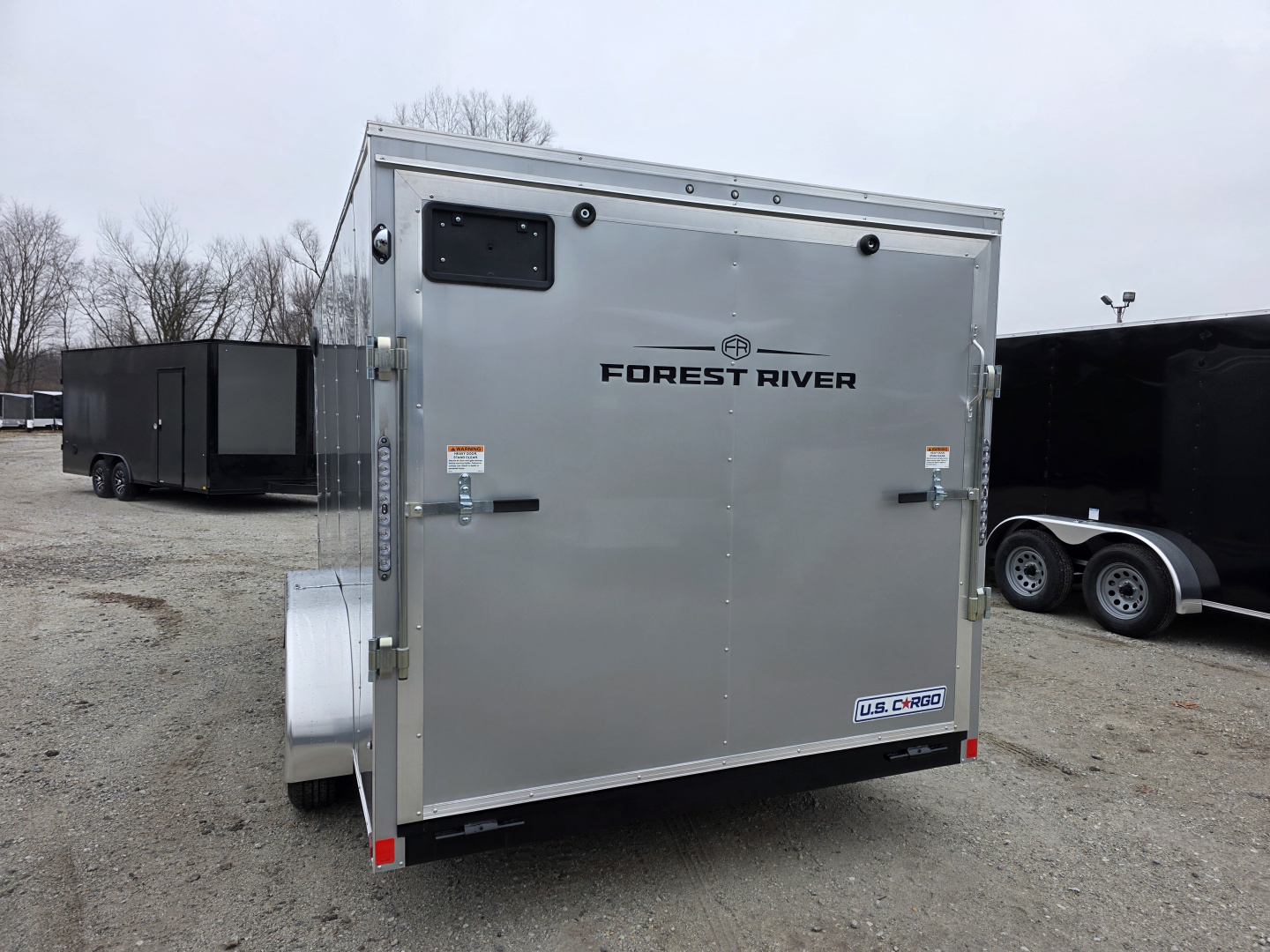 New 2026 US Cargo 7X14 TANDEM AXLE 6' TALL RAMP DOOR Cargo / Enclosed Trailer