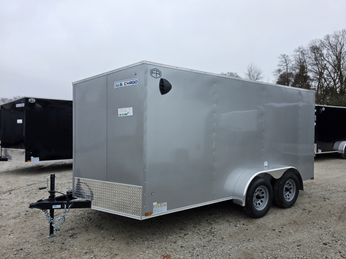 New 2026 US Cargo 7X14 TANDEM AXLE 6' TALL RAMP DOOR Cargo / Enclosed Trailer