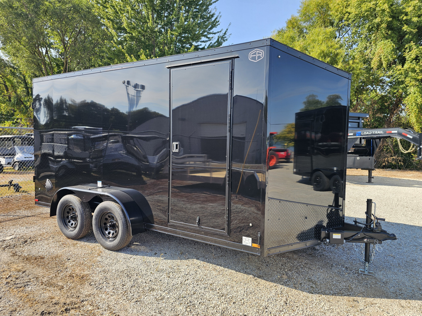 New 2026 US Cargo 7X14 TANDEM AXLE 6'6 TALL RAMP DOOR 080 POLYCORE BLACKOUT SCREWLESS Cargo / Enclosed Trailer