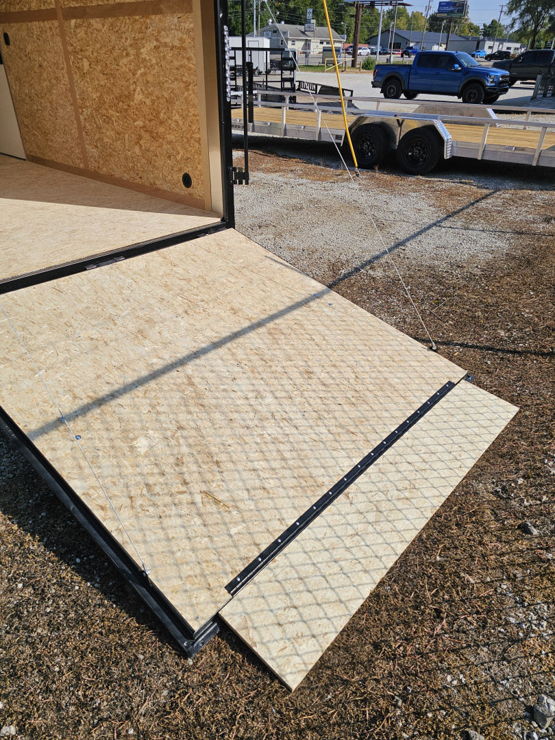 New 2026 US Cargo 7X14 TANDEM AXLE 6'6 TALL RAMP DOOR 080 POLYCORE BLACKOUT SCREWLESS Cargo / Enclosed Trailer