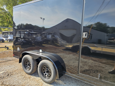 New 2026 US Cargo 7X14 TANDEM AXLE 6'6 TALL RAMP DOOR 080 POLYCORE BLACKOUT SCREWLESS Cargo / Enclosed Trailer