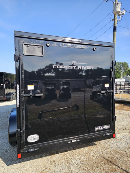 New 2026 US Cargo 7X14 TANDEM AXLE 6'6 TALL RAMP DOOR 080 POLYCORE BLACKOUT SCREWLESS Cargo / Enclosed Trailer