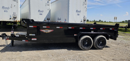 New 2025 H&H Trailers 83x16 14K Industrial Dump Trailer