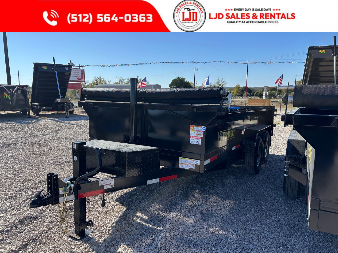 New 2026 - US Built - 7' X 14' 2' - Dump Trailer