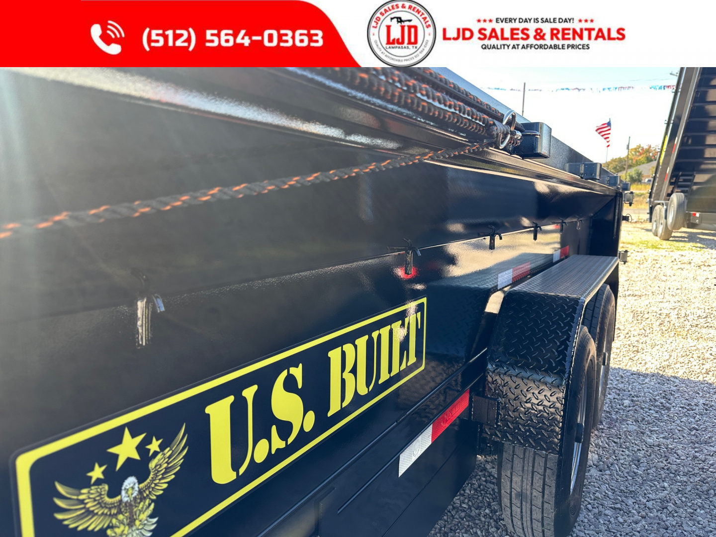 New 2026 - US Built - 7' X 14' 2' - Dump Trailer
