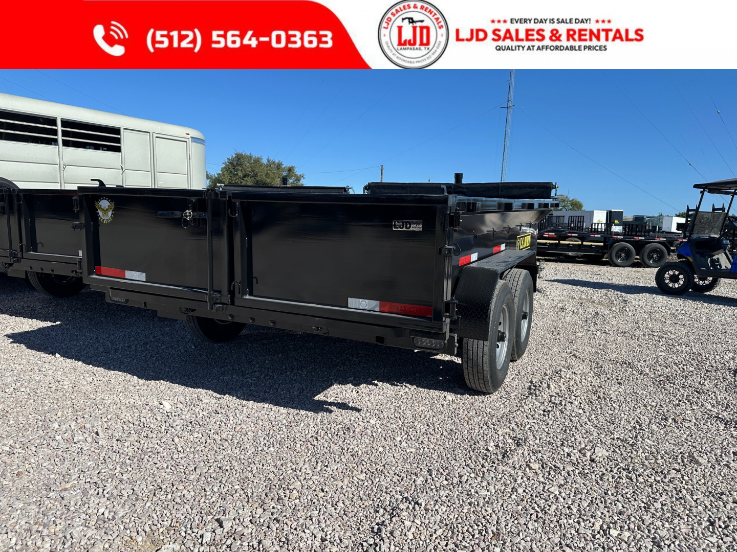 New 2026 - US Built - 7' X 14' 2' - Dump Trailer