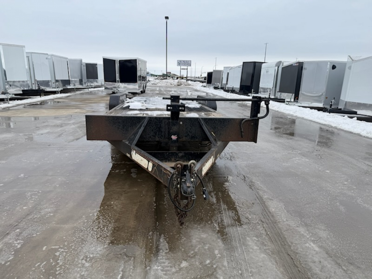 Used 2013 Diamond C 7X16+6 Tilt Trailer EQUIPMENT TRAILER 14K