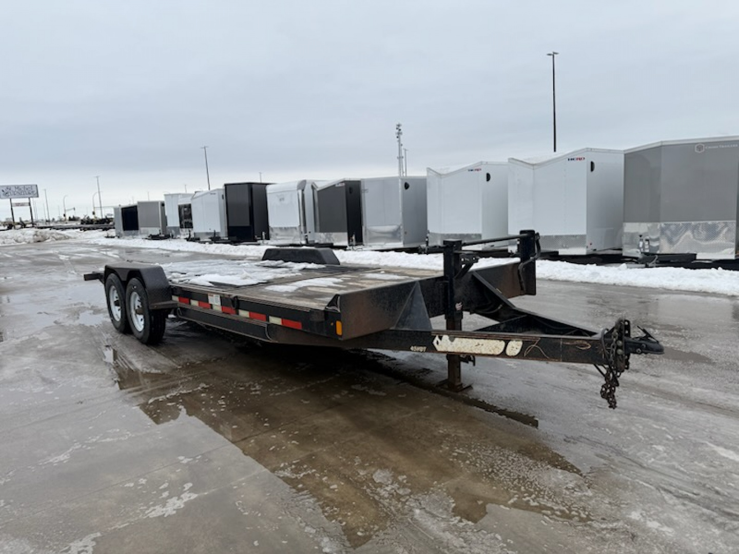 Used 2013 Diamond C 7X16+6 Tilt Trailer EQUIPMENT TRAILER 14K