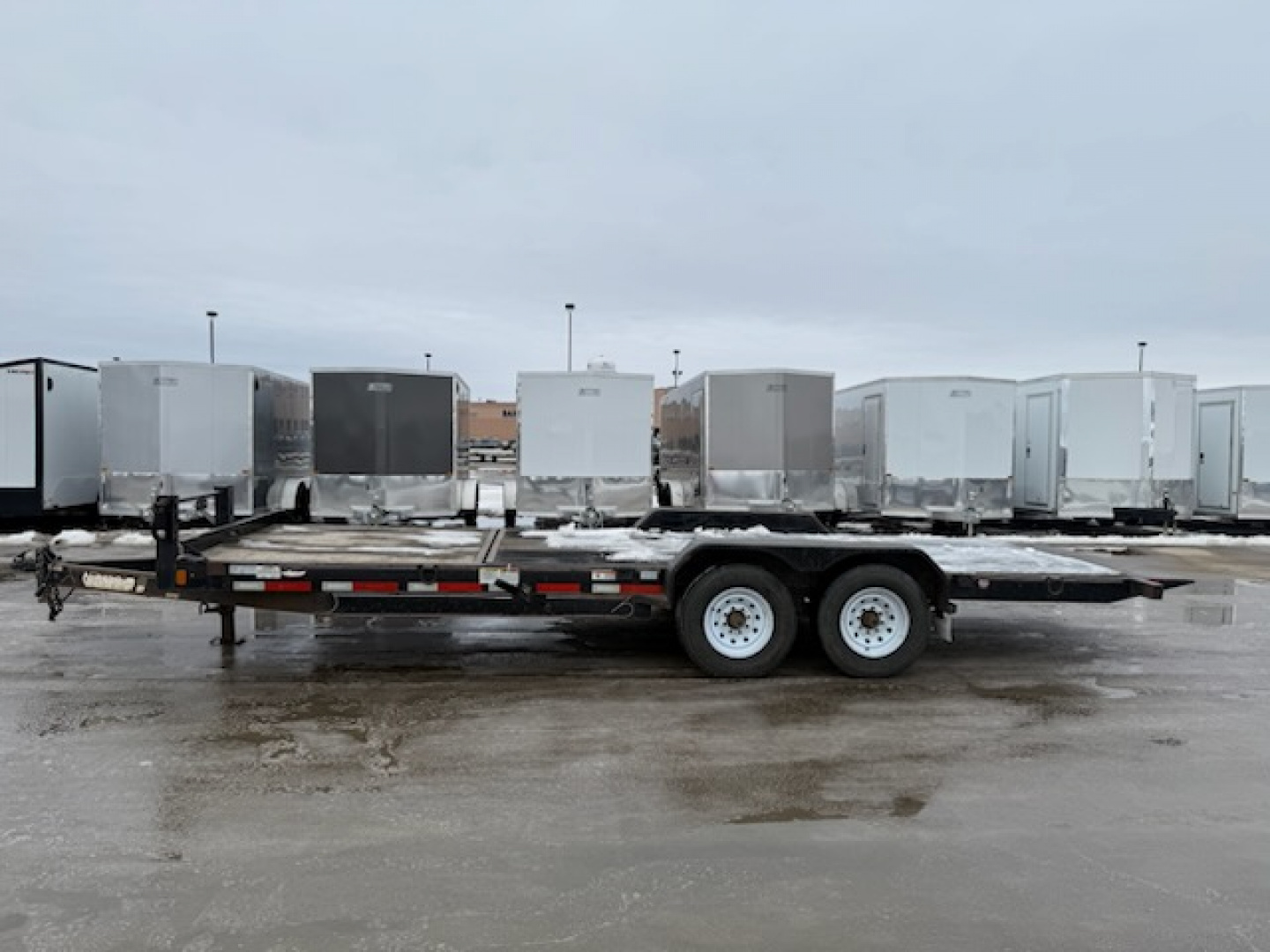 Used 2013 Diamond C 7X16+6 Tilt Trailer EQUIPMENT TRAILER 14K