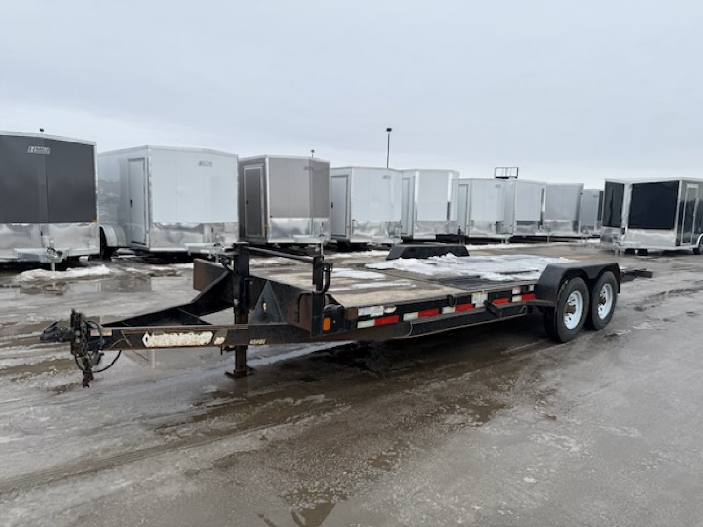 Used 2013 Diamond C 7X16+6 Tilt Trailer EQUIPMENT TRAILER 14K