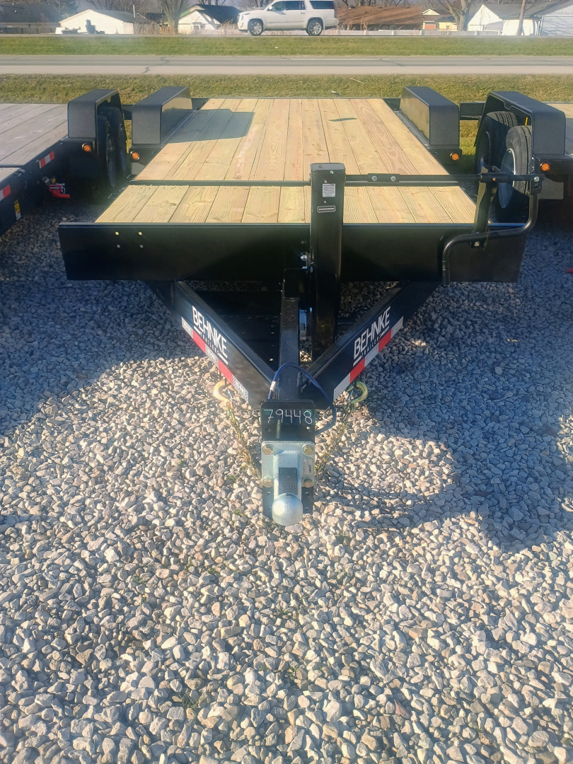 New 2026 BEHNKE ENTERPRISES TILT TRAILER TBCT2020ET-10K 83X20 TA PARTIAL TILT (GVW:20000) BLACK