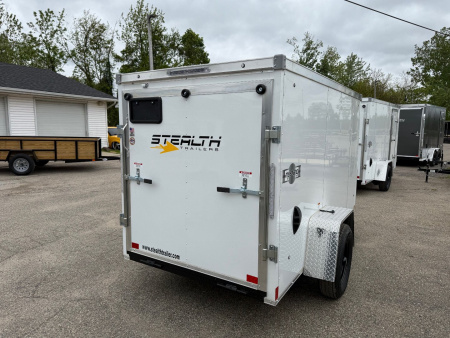 New 2026 STEALTH 5 x 10 Enclosed Trailer with Ramp Door