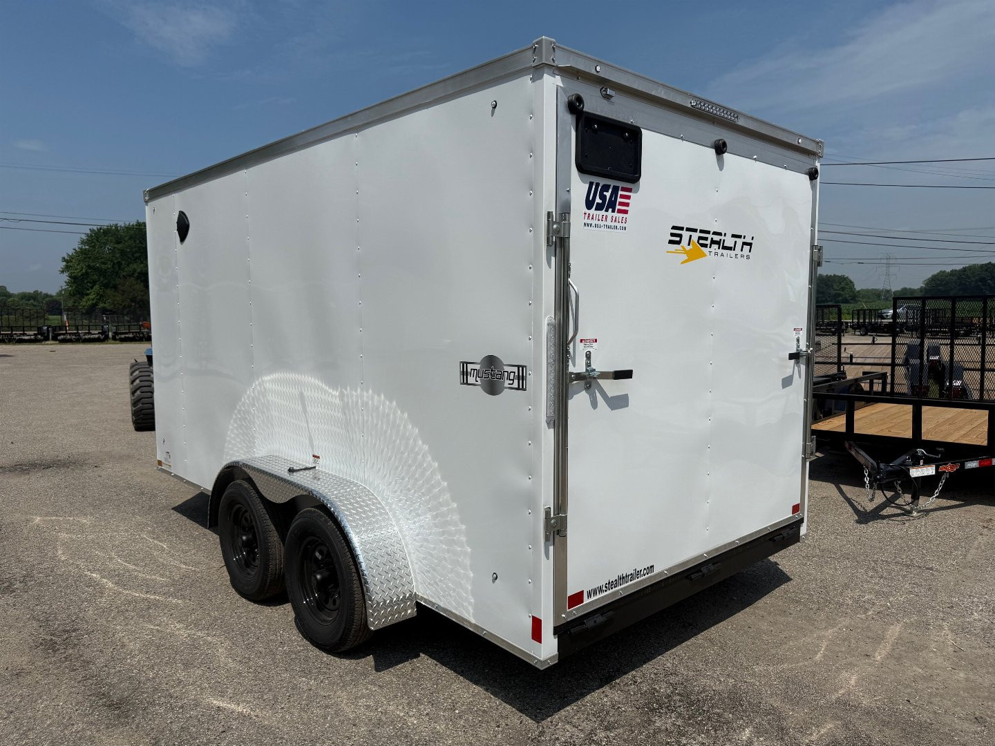 New 2026 Stealth 7 X 14 Cargo / Enclosed Trailer with Ramp Door and 6ft 6in interior Height