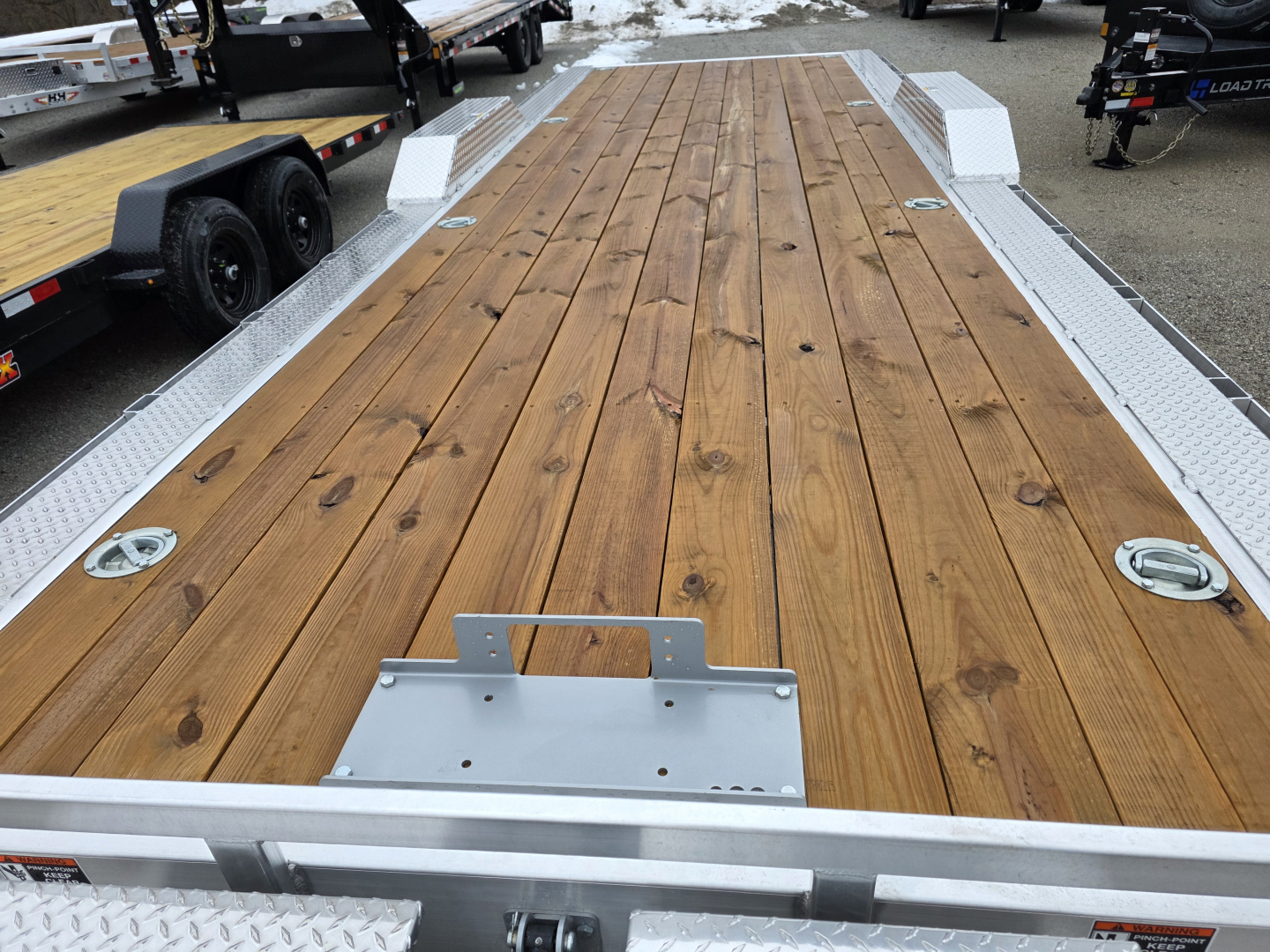 New 2026 H&H Trailers 102X24 ALUMINUM 14K FULL TILT CAR HAULER SXS UTV H AND H 102 X 24 Car Hauler