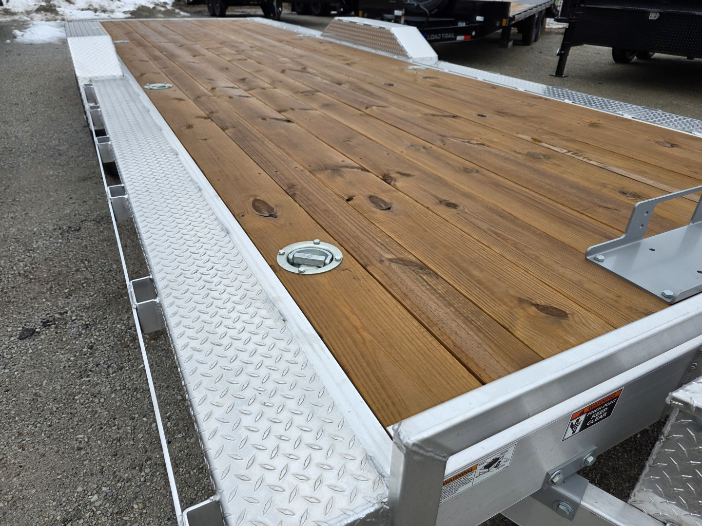 New 2026 H&H Trailers 102X24 ALUMINUM 14K FULL TILT CAR HAULER SXS UTV H AND H 102 X 24 Car Hauler