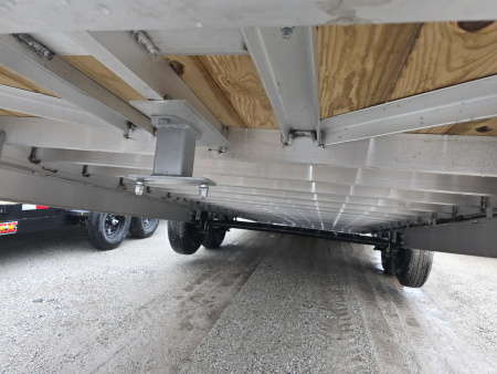 New 2026 H&H Trailers 102X24 ALUMINUM 14K FULL TILT CAR HAULER SXS UTV H AND H 102 X 24 Car Hauler