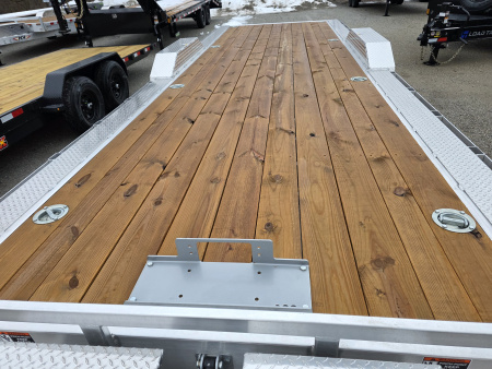 New 2026 H&H Trailers 102X24 ALUMINUM 14K FULL TILT CAR HAULER SXS UTV H AND H 102 X 24 Car Hauler