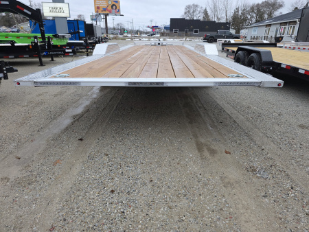 New 2026 H&H Trailers 102X24 ALUMINUM 14K FULL TILT CAR HAULER SXS UTV H AND H 102 X 24 Car Hauler