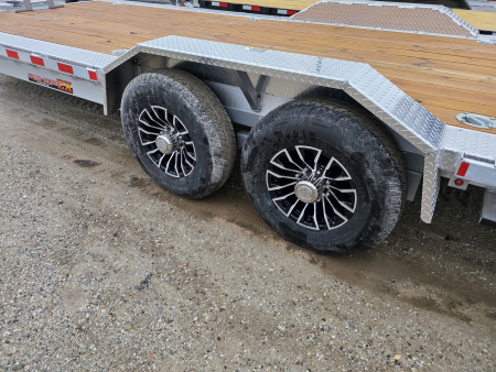 New 2026 H&H Trailers 102X24 ALUMINUM 14K FULL TILT CAR HAULER SXS UTV H AND H 102 X 24 Car Hauler