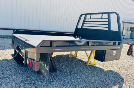 Used Butler Arm Bed, 84 x 84  , Stop/Tail/Turn H/A Rack Lights, (Single Rear Wheel, Short Box Delete)