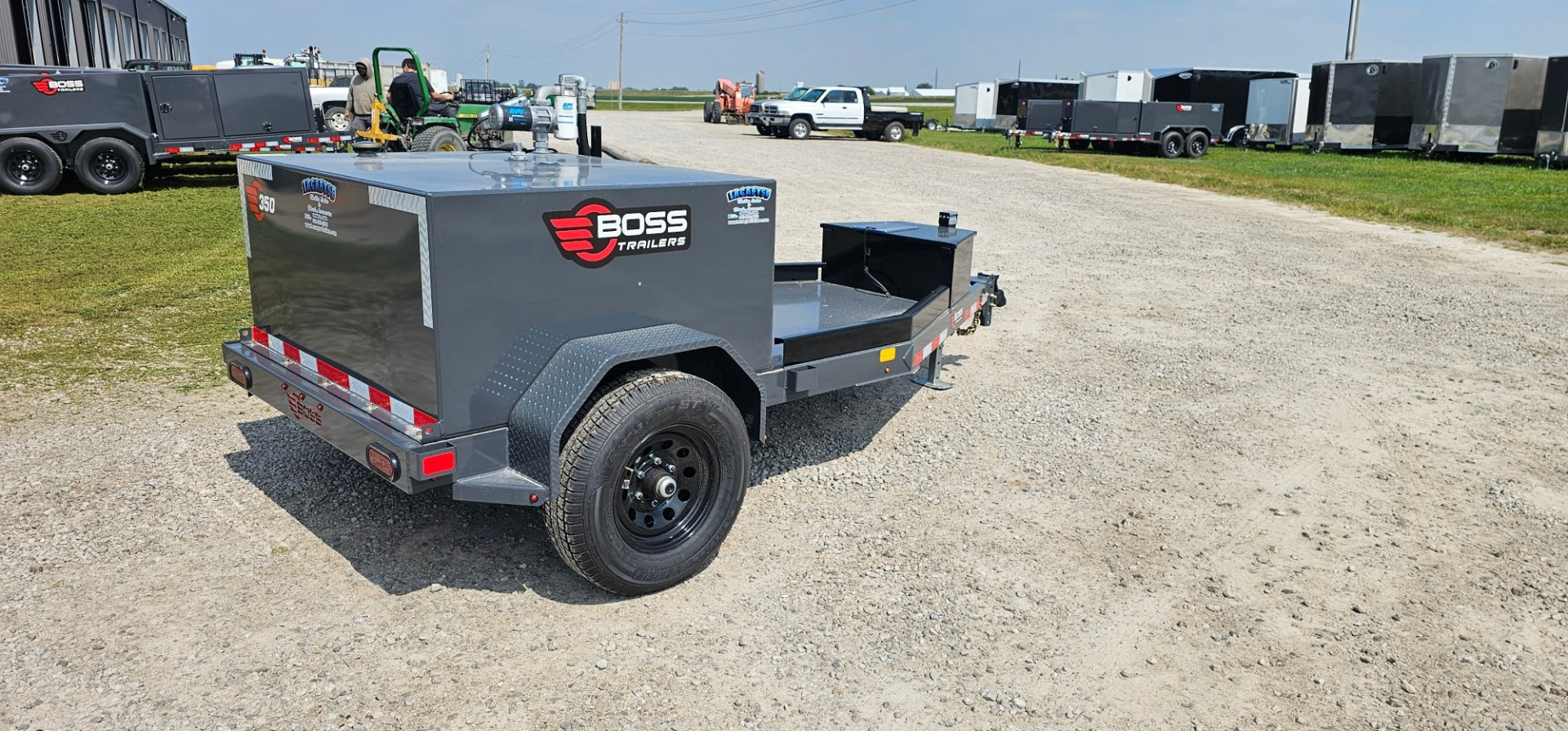 New 2026 BOSS TRAILERS 350 Gal Square Tank Fuel Trailer for sale in ...